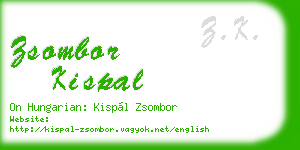 zsombor kispal business card